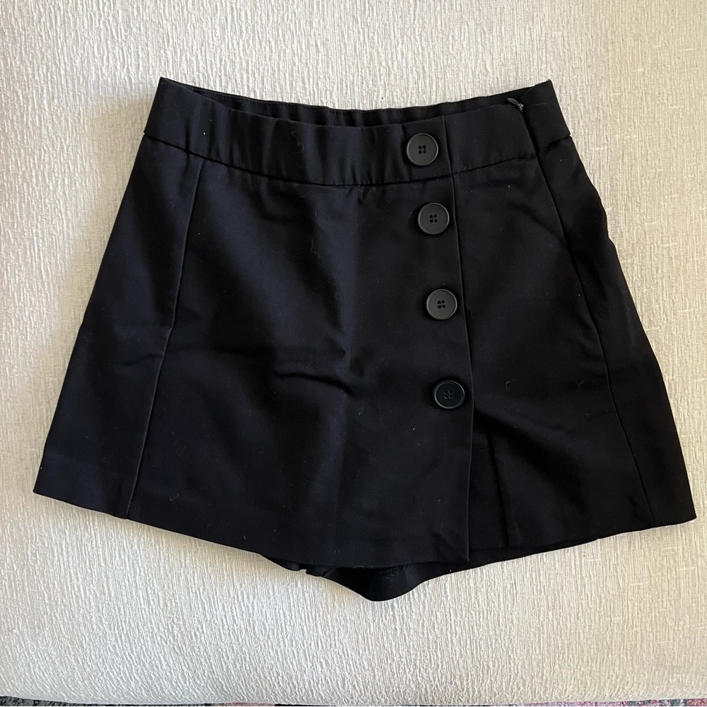 Zara Button Detail Flap Skort